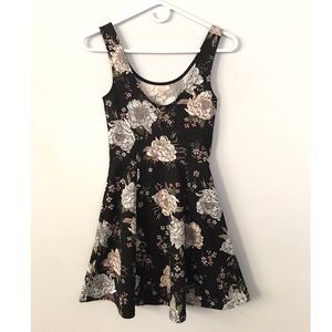 Black Floral Dress